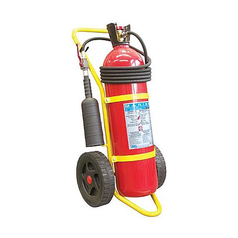 SG00272 ABS CO2 Wheeled Extinguisher 20 kgs B (MED) Wheeled extinguishers are designed for professional use under severe circumstances, resulting in a high level of quality and ease of use.